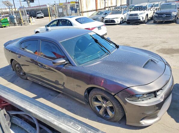 2C3CDXGJ6KH564036 2019 DODGE CHARGER Серый Вид спереди