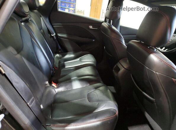 1C3CDFEB8GD644061 2016 DODGE DART Black Вид задньої частини салону