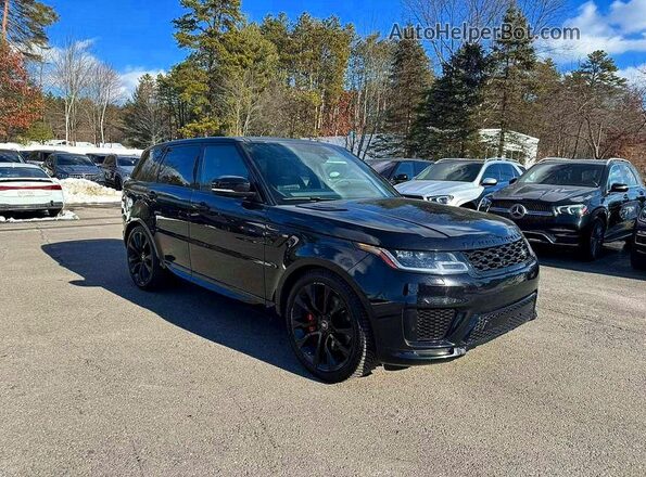 SALWS2SU1KA866425 2019 LAND ROVER RANGE Черный Задняя правая четверть