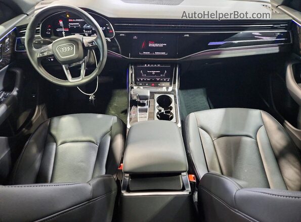 WA1EVBF1XND033763 2022 AUDI Q8 Белый Вид щитка приборов
