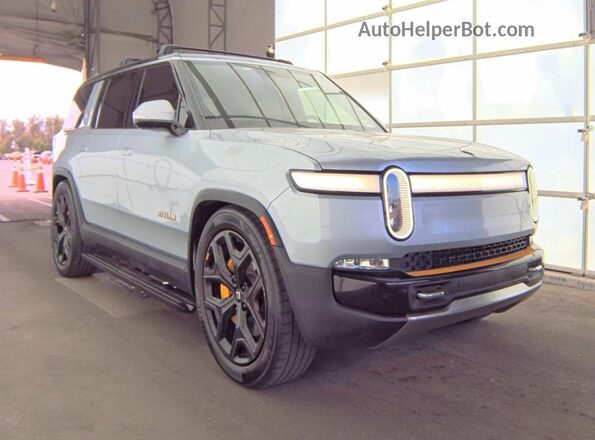 7PDSGABA4PN019950 2023 RIVIAN R1S Серый Задняя левая четверть