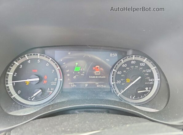 5TDGZRBH9MS072524 2021 TOYOTA HIGHLANDER Синий Вид задних сидений