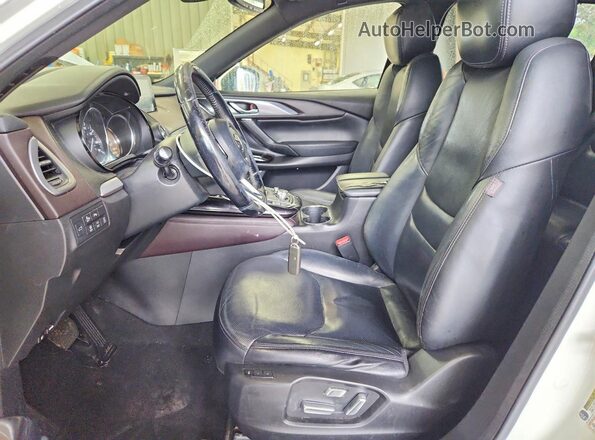 JM3TCBDY6G0112951 2016 MAZDA CX-9 White Vista del salpicadero
