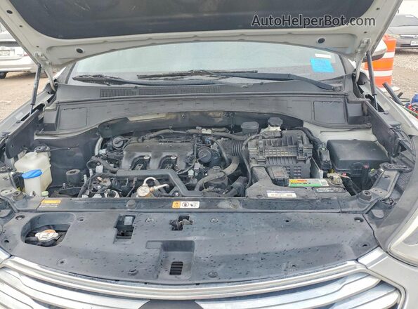 KM8SR4HF5GU156869 2016 HYUNDAI SANTA Серебряный Вид подкапотного пространства
