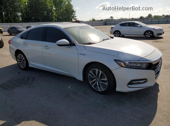 1HGCV3F48KA002703 2019 HONDA ACCORD White Przód prawy
