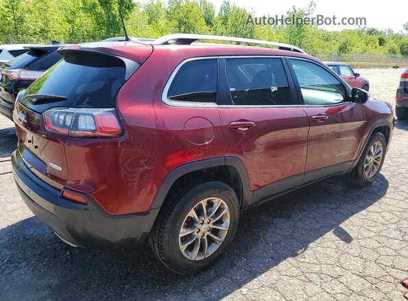 1C4PJMMX3MD188909 2021 JEEP CHEROKEE Красный Передняя правая четверть