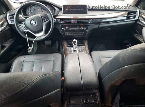 5UXKR0C59G0P27250 2016 BMW X5 Серебряный Вид щитка приборов