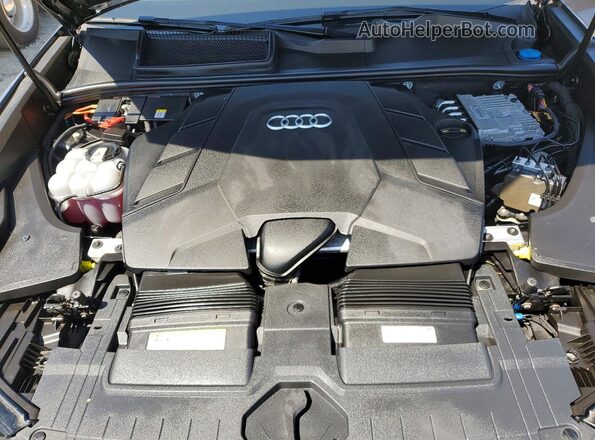 WA1FVAF12LD009176 2020 AUDI Q8 Gray Вид наклейки з VIN-кодом