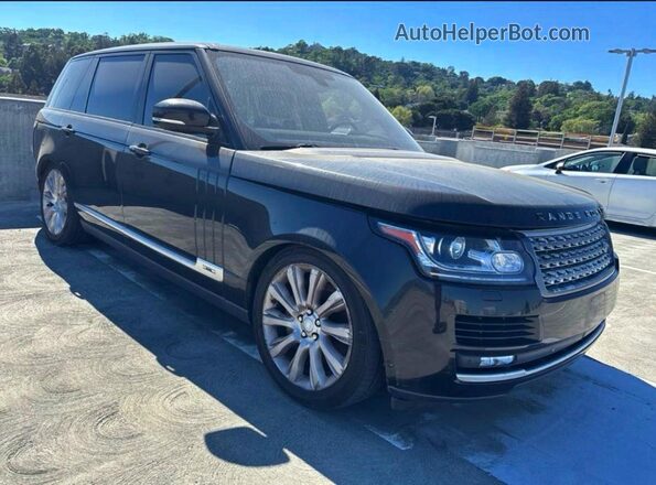 SALGS3EF2GA248576 2016 LAND ROVER RANGE Black Przód lewy
