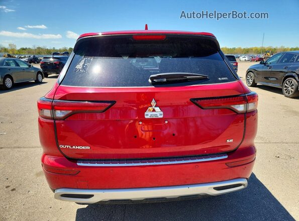 JA4J4VA82RZ081256 2024 MITSUBISHI OUTLANDER Красный Вид салона спереди