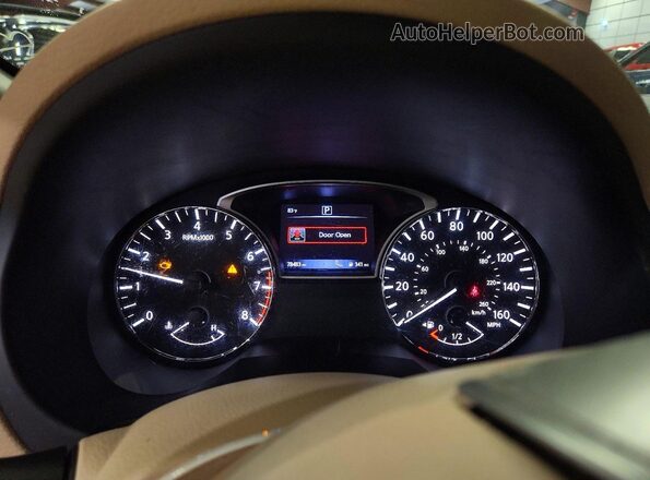 1N4AL3AP2GC128523 2016 NISSAN ALTIMA Brown Вид щитка приладів