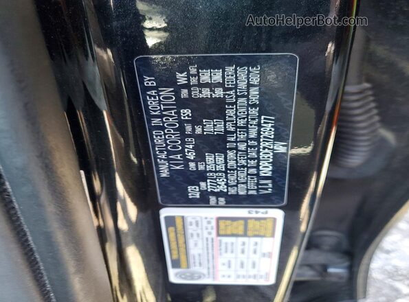 KNDPU3DF2R7269477 2024 KIA SPORTAGE Черный Вид наклейки с VIN-кодом