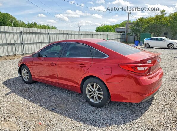 5NPE24AF7HH515330 2017 HYUNDAI SONATA Красный Задняя правая четверть