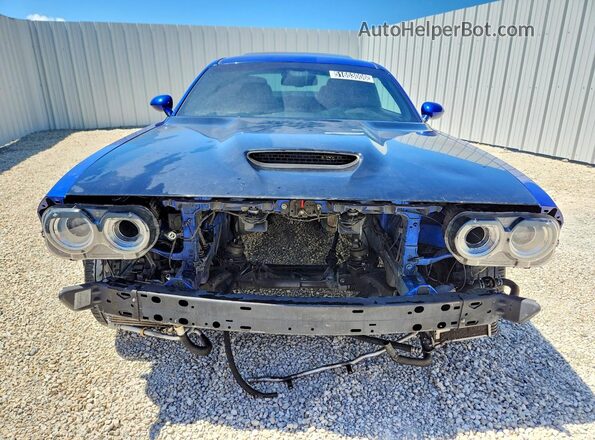 2C3CDZBT5JH205019 2018 DODGE CHALLENGER Blue Vista frontal
