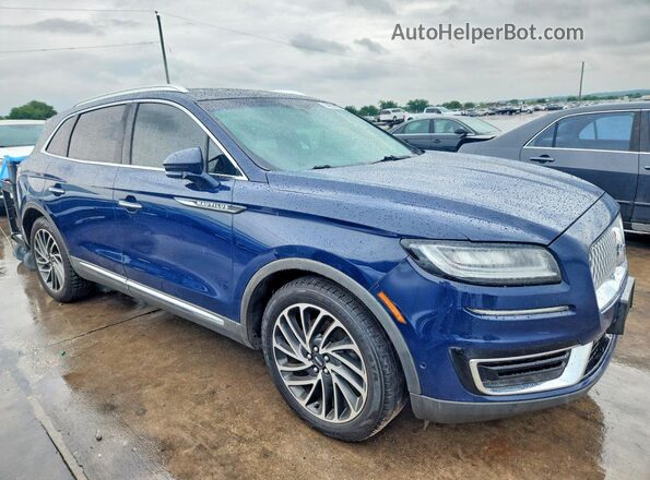 2LMPJ6L9XKBL12644 2019 LINCOLN NAUTILUS Синий Вид спереди