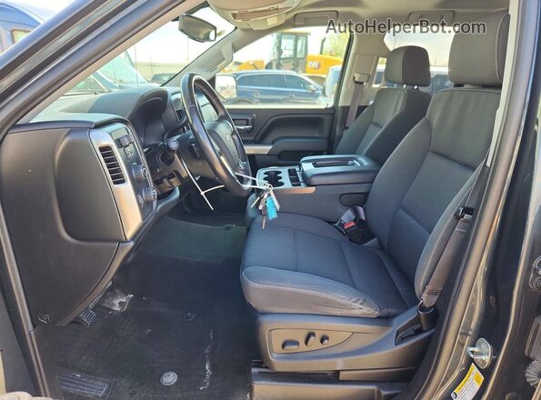 1GCVKREC3HZ230856 2017 CHEVROLET SILVERADO Gray Dashboard view