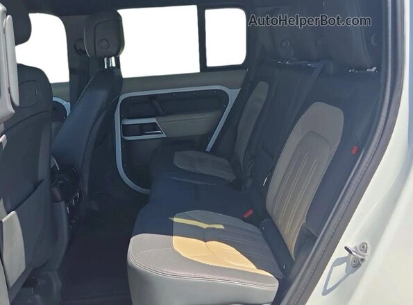 SALE3ERU6M2040845 2021 LAND ROVER DEFENDER White Հետևի տեսք
