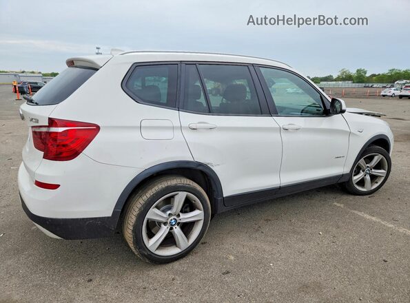 5UXWX9C33H0T25008 2017 BMW X3 Белый Передняя правая четверть
