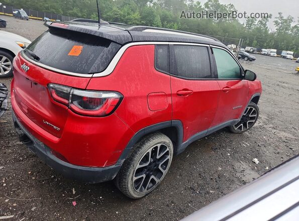 3C4NJDCBXJT146093 2018 JEEP COMPASS Красный Передняя правая четверть