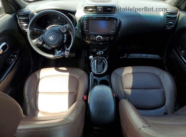 KNDJP3A52H7463143 2017 KIA SOUL Коричневый Вид щитка приборов