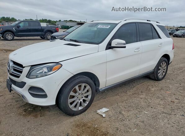 4JGDA0EB6GA642800 2016 MERCEDES-BENZ GLE White წინა მარცხენა ხედი სამი მეოთხედიდან