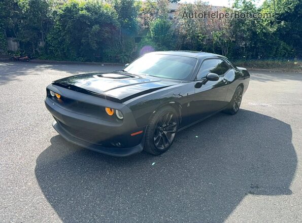 2C3CDZFJXLH109463 2020 DODGE CHALLENGER Черный Задняя правая четверть