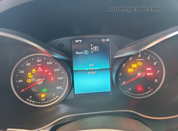 WDDWJ8DB0KF929435 2019 MERCEDES-BENZ C Белый Вид задних сидений