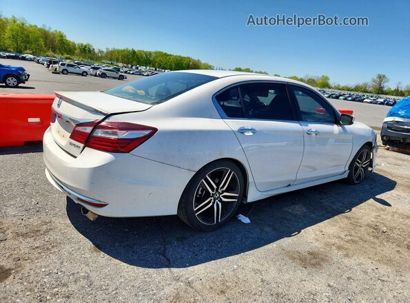 1HGCR2F54GA193549 2016 HONDA ACCORD Белый Передняя правая четверть