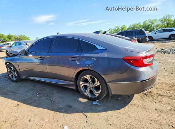 1HGCV2F53JA010080 2018 HONDA ACCORD Gray უკანა მარჯვენა