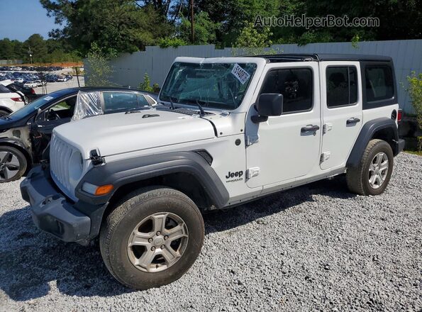 1C4HJXDN6NW200139 2022 JEEP WRANGLER Белый Задняя левая четверть