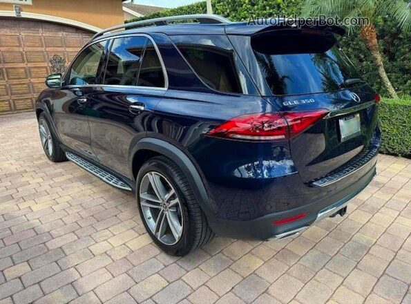 4JGFB4JB5NA765004 2022 MERCEDES-BENZ GLE Blue Задня права чверть