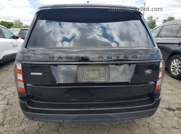 SALGS2FE6HA322518 2017 LAND ROVER RANGE Черный Вид салона спереди