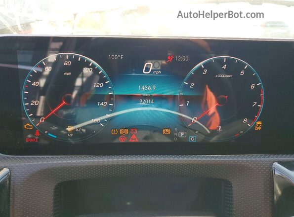 WDD3G4EB9KW019307 2019 MERCEDES-BENZ A Black Հետևի նստատեղերի տեսք