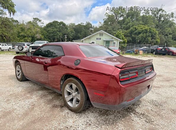 2C3CDZAG2KH560607 2019 DODGE CHALLENGER Burgundy Przód prawy