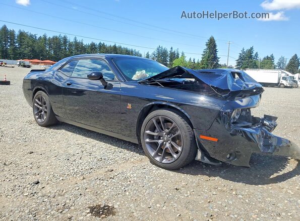 2C3CDZFJ5NH100592 2022 DODGE CHALLENGER Черный Вид спереди