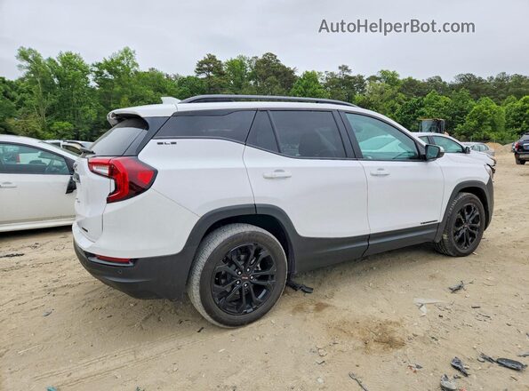 3GKALTEV7NL215293 2022 GMC TERRAIN Белый Передняя правая четверть