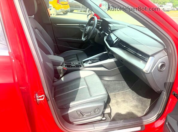 WAUAUDGY8NA038487 2022 AUDI A3 Red Rear view