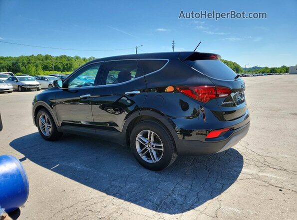 5NMZT3LB9JH091039 2018 HYUNDAI SANTA Черный Задняя правая четверть