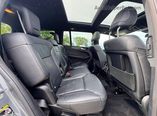 4JGDF6EE4KB231672 2019 MERCEDES-BENZ GLS Charcoal Вид салону спереду