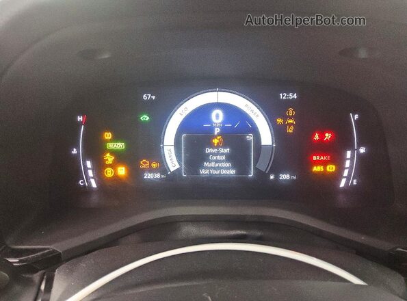 4T1DAACK5SU055794 2025 TOYOTA CAMRY Синий Вид щитка приборов