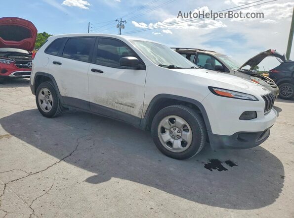 1C4PJLAB0HW559148 2017 JEEP CHEROKEE White წინა ხედი