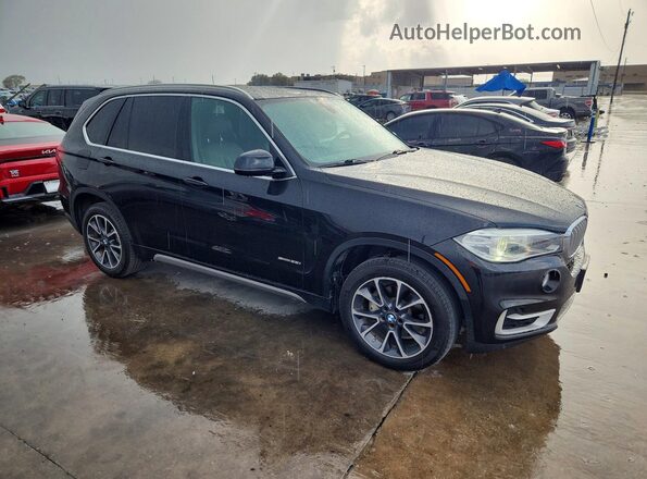 5UXKR2C51J0Z15537 2018 BMW X5 Black Widok z przodu