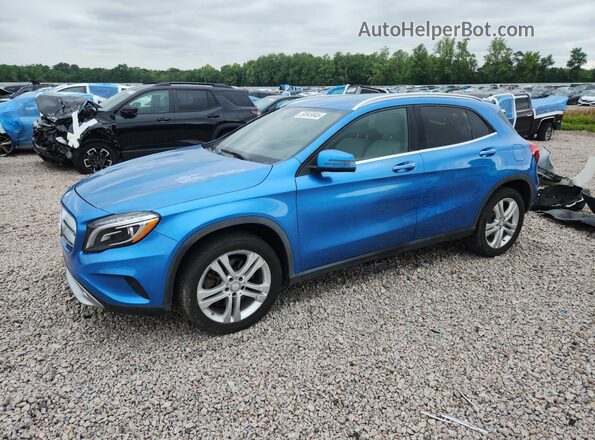 WDCTG4GBXGJ188449 2016 MERCEDES-BENZ GLA Blue Przód lewy