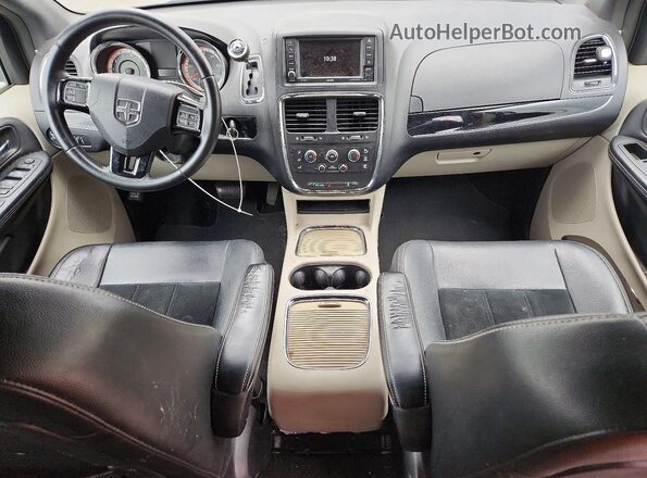 2C4RDGCG6HR616767 2017 DODGE GRAND Серебряный Вид щитка приборов