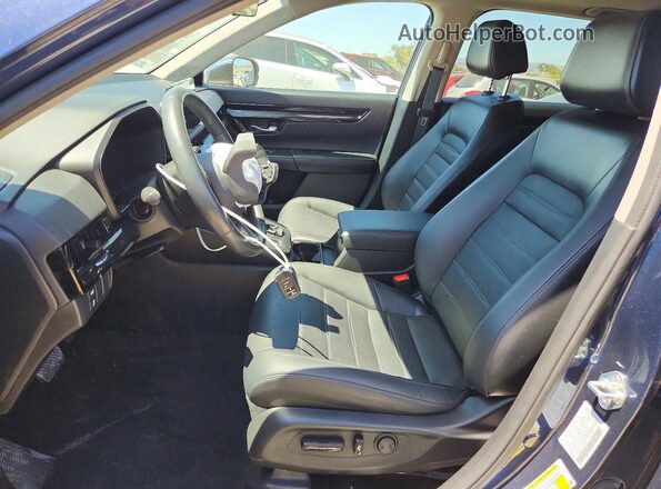 7FARS3H74PE004086 2023 HONDA CR-V Blue Front interior view