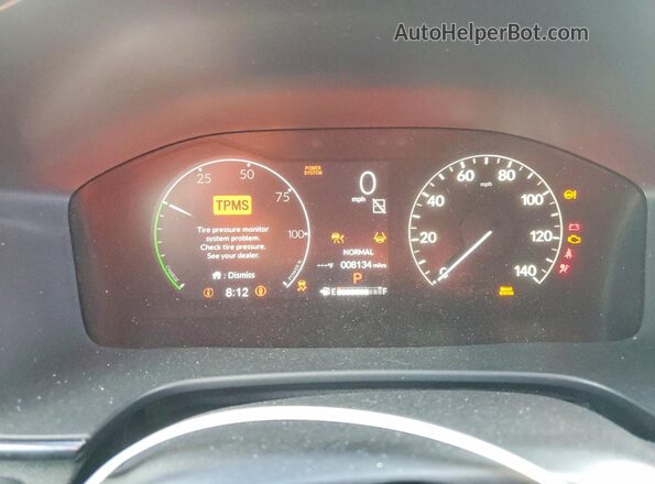 7FARS5H51SE013511 2025 HONDA CR-V Синий Вид щитка приборов