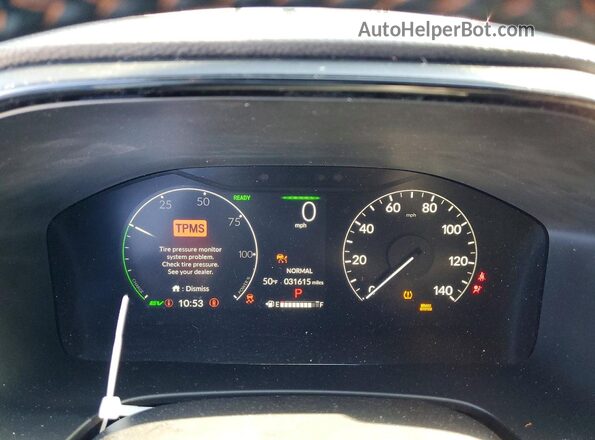 7FARS5H52SE023612 2025 HONDA CR-V Синий Вид щитка приборов