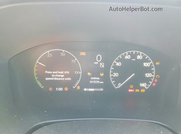 7FARS5H56PE004116 2023 HONDA CR-V Gray Вид щитка приладів