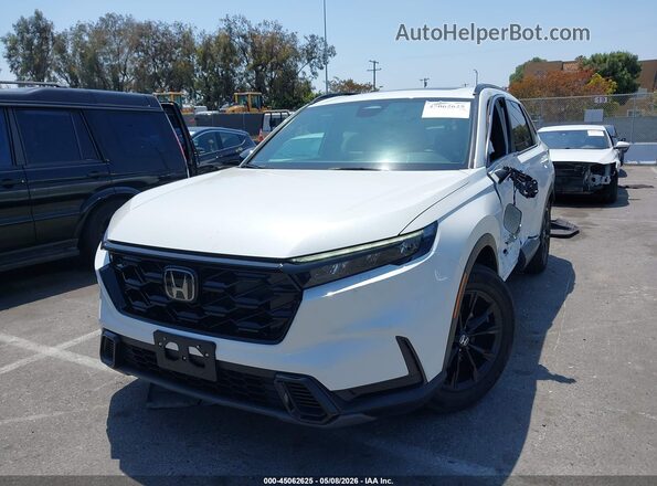 7FARS5H58PE011326 2023 HONDA CR-V HYBRID Белый Передняя левая четверть