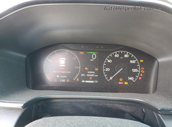 7FARS5H59PE011965 2023 HONDA CR-V Gray Widok zestawu wskaźników